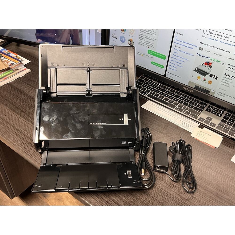 Fujitsu ScanSnap iX500 Document Scanner -see Description